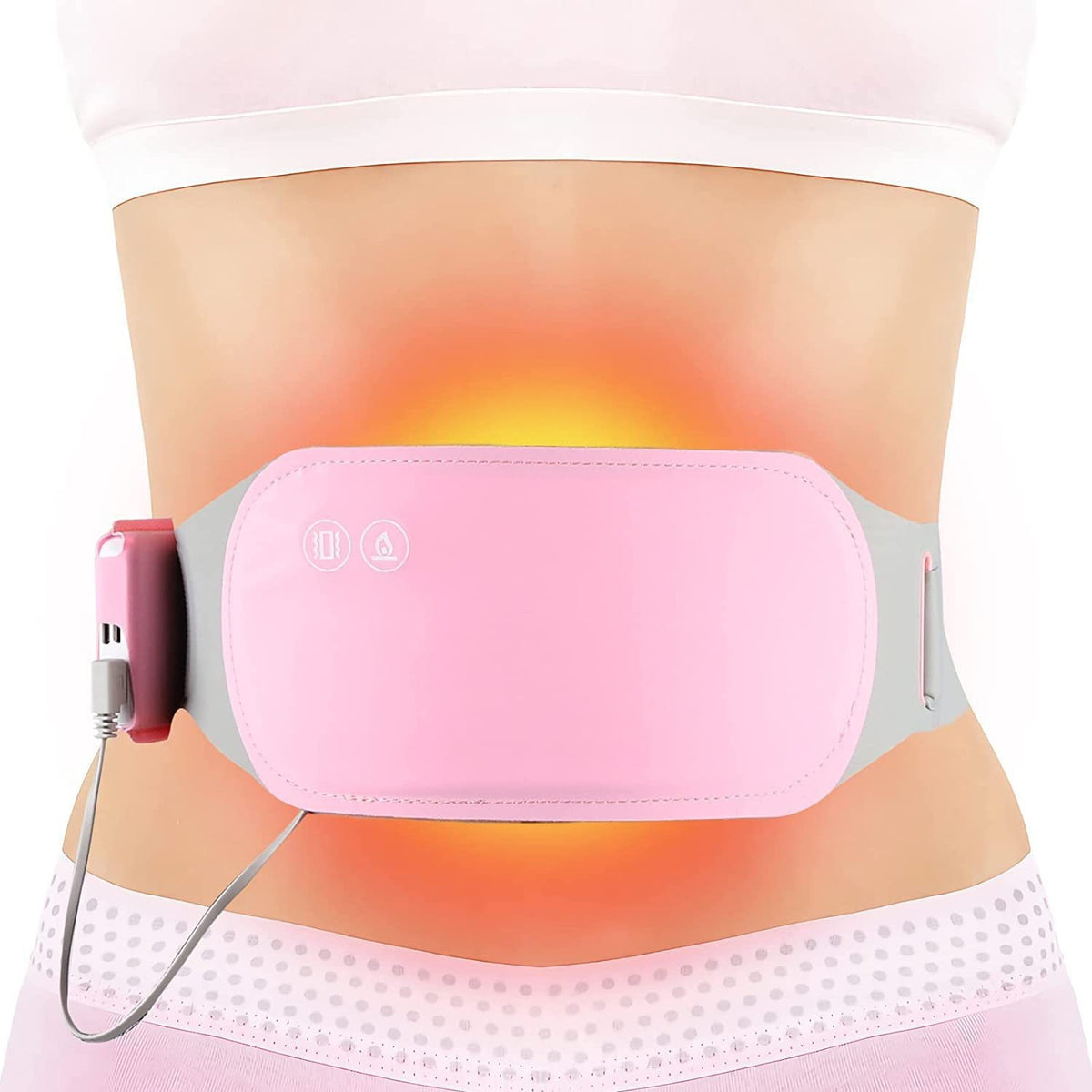 Intelligent Heating Vibration Massage Waist Belt