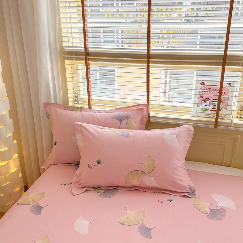 Cotton Twill Pillowcases Set - 100% Cotton, Modern Home Decor