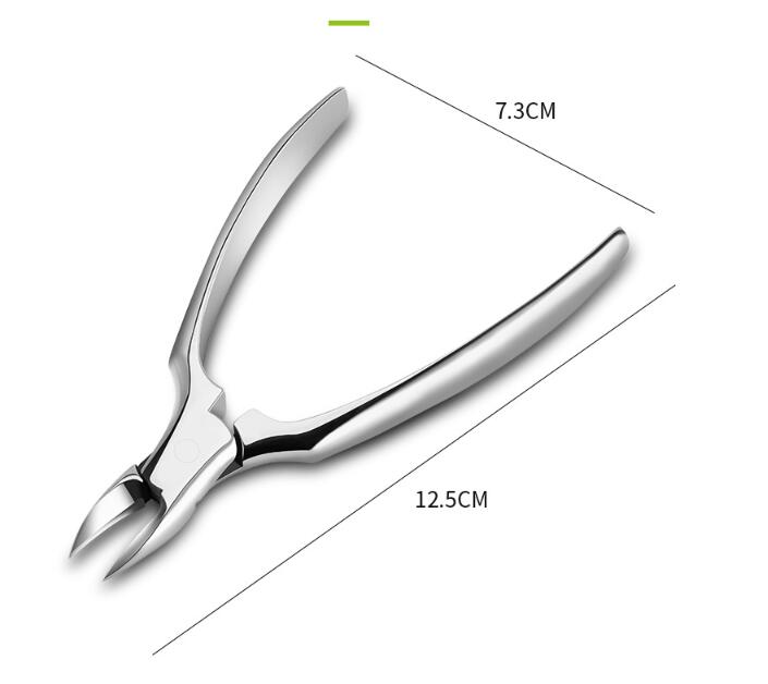 Stainless Steel Olecranon Nail Clipper Plier Set with Leather Case