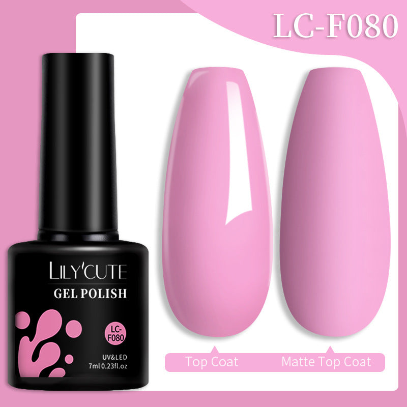 Colored Glitter Nail Glue Set for Nail Art - Waterproof & Non-Flushing