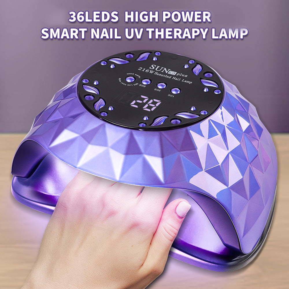 Professional LED Gel Nail Lamp - Fast Drying Nail Dryer with 4 Timers