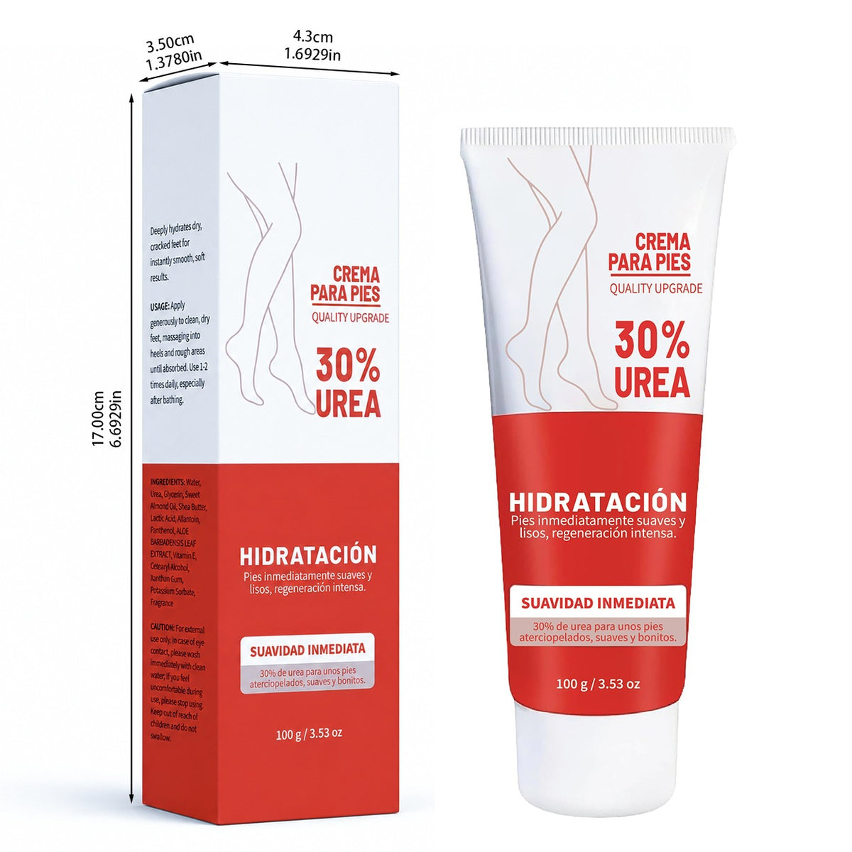 Urea Foot Cream for Cracked Heels – 50g Deep Hydration
