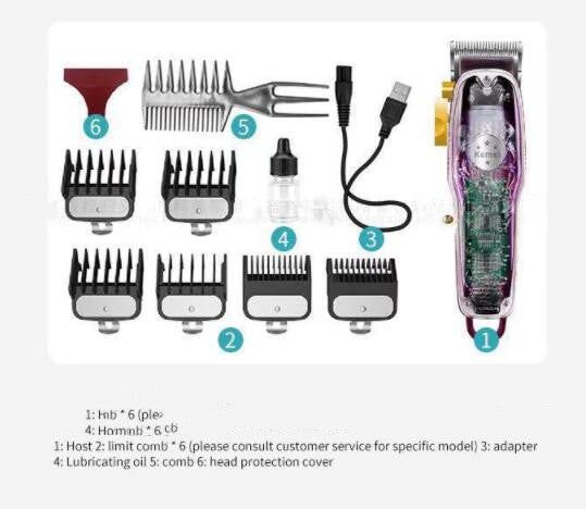 Electric Body Clipper Trimmer with LCD Display – Rechargeable
