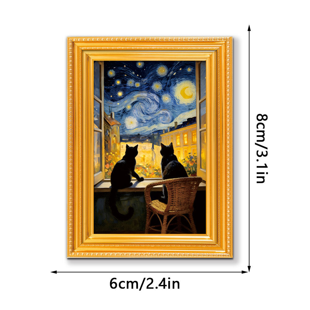 Creative Quirky Oil-Painting Refrigerator Magnets - Fun Kitchen Decor