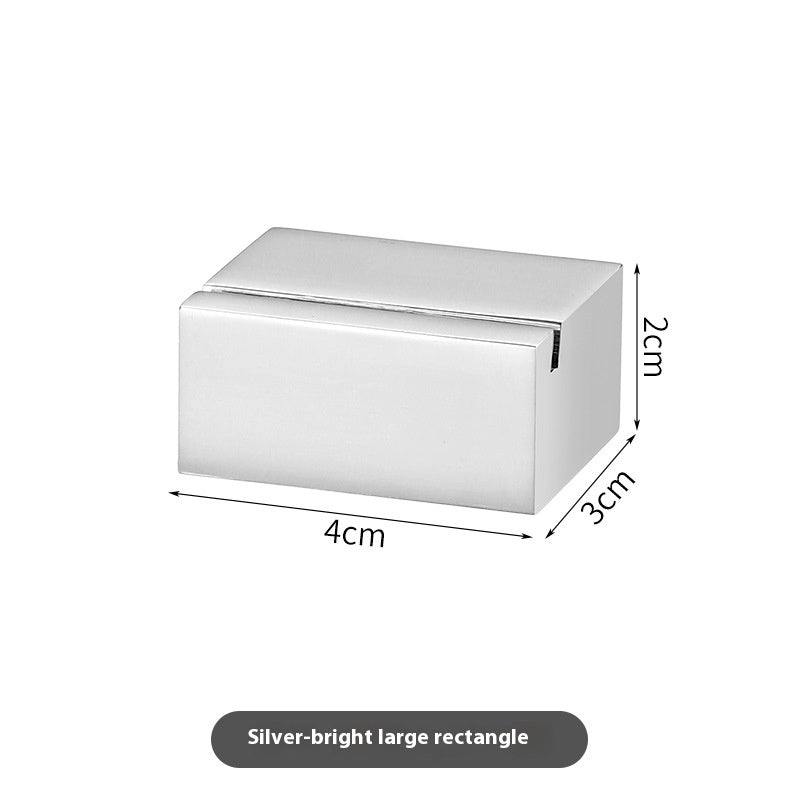 Minimalist Stainless Steel Seat Plate for Home and Garden Decor