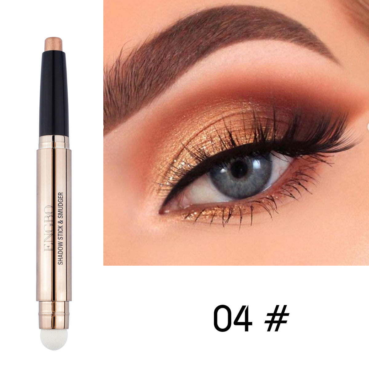 Monochrome Eye Shadow Pen Set - Double Headed Makeup Tool for Eyes