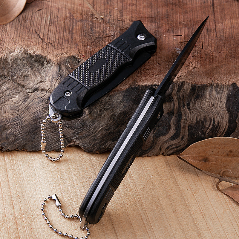 Outdoor Barbecue Knife - Folding Fruit & Meat Cutting Tool, High Carbon Steel