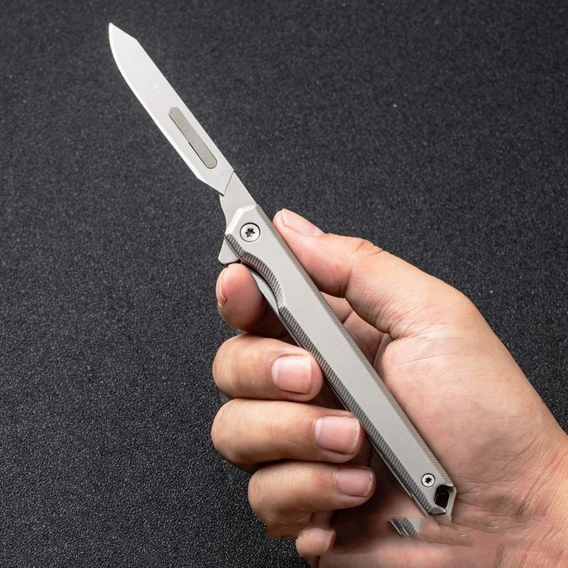 Titanium Alloy Art Knife Set for Carving and Crafting - Portable Gift