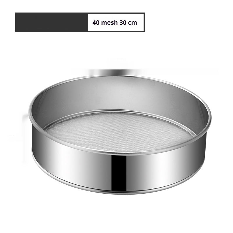 Fine Mesh Handheld Flour Sieve for Baking - Multiple Sizes