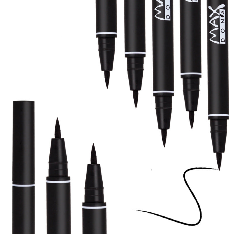 Long-Lasting Waterproof Black Eyeliner - Smudge-Resistant Makeup