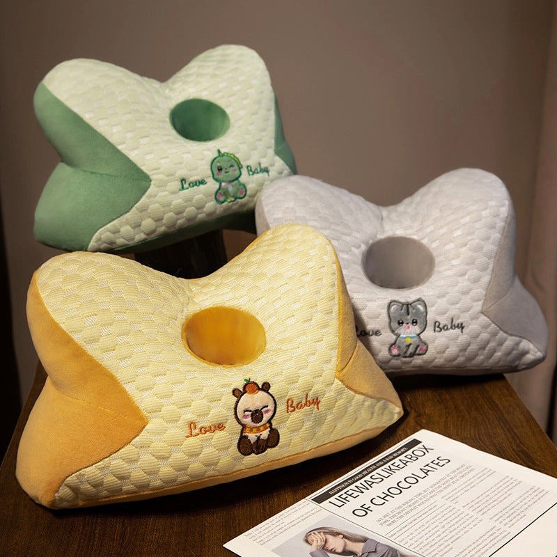 Cartoon Nap Pillow Ice Bean Lunch Break Pillow for Kids & Office
