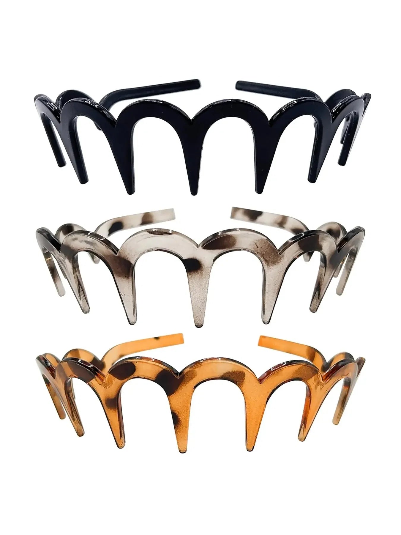 Drop-Resistant Toothed U-Shaped Hair Headband for Hair & Beauty