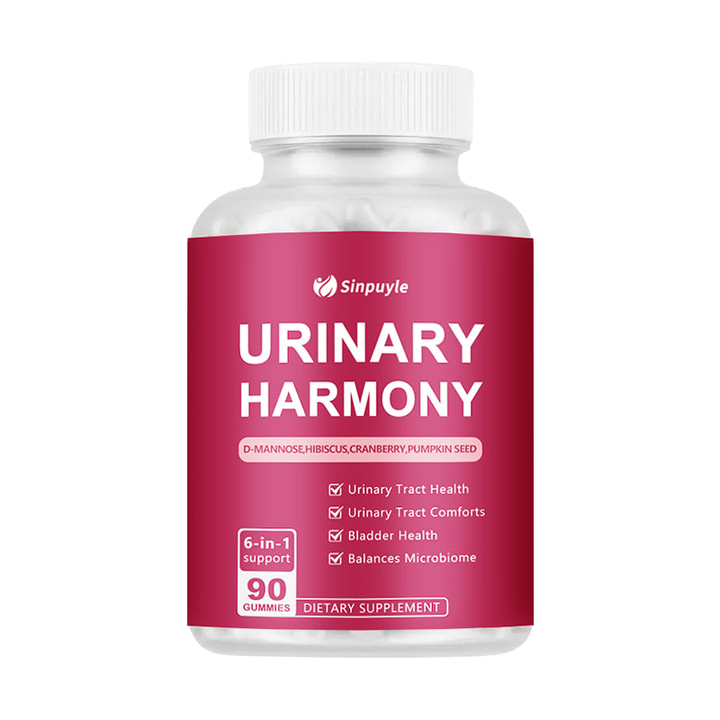 D-Mannose Cranberry Gummies - 6-in-1 Bladder Health Supplement - 90 Count