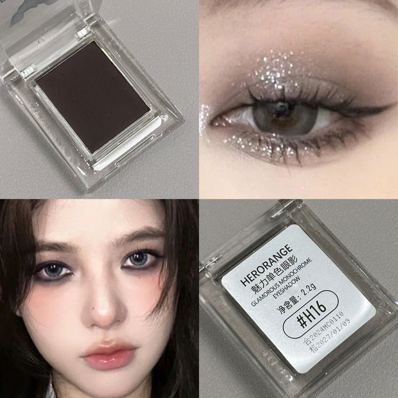 Monochrome Eyeshadow Palette - Matte & Shimmer Colors for Creative Makeup