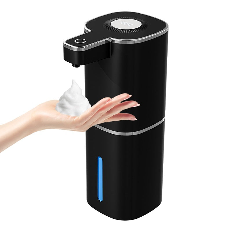 Induction Sink Soap Dispenser with Adjustable Battery-Powered Foam & Drip Styles