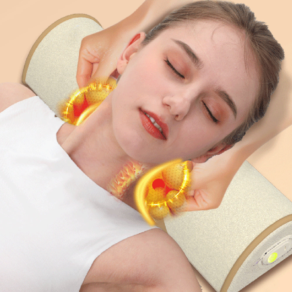 Cervical Massage Pillow - Neck & Shoulder Pain Relief, 390x130x70mm