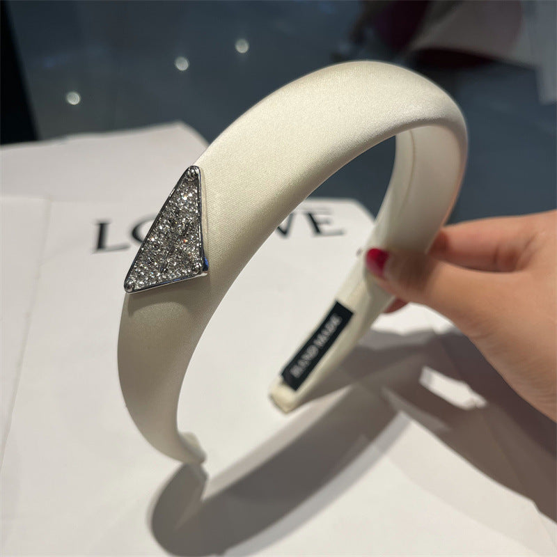 Ice Silk Geometric Headband Hairpin
