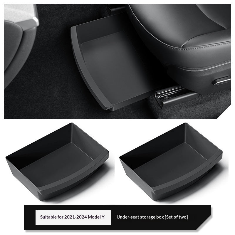 Under-Seat Storage Box Drawer Organizer for Interior Use – Waterproof ABS