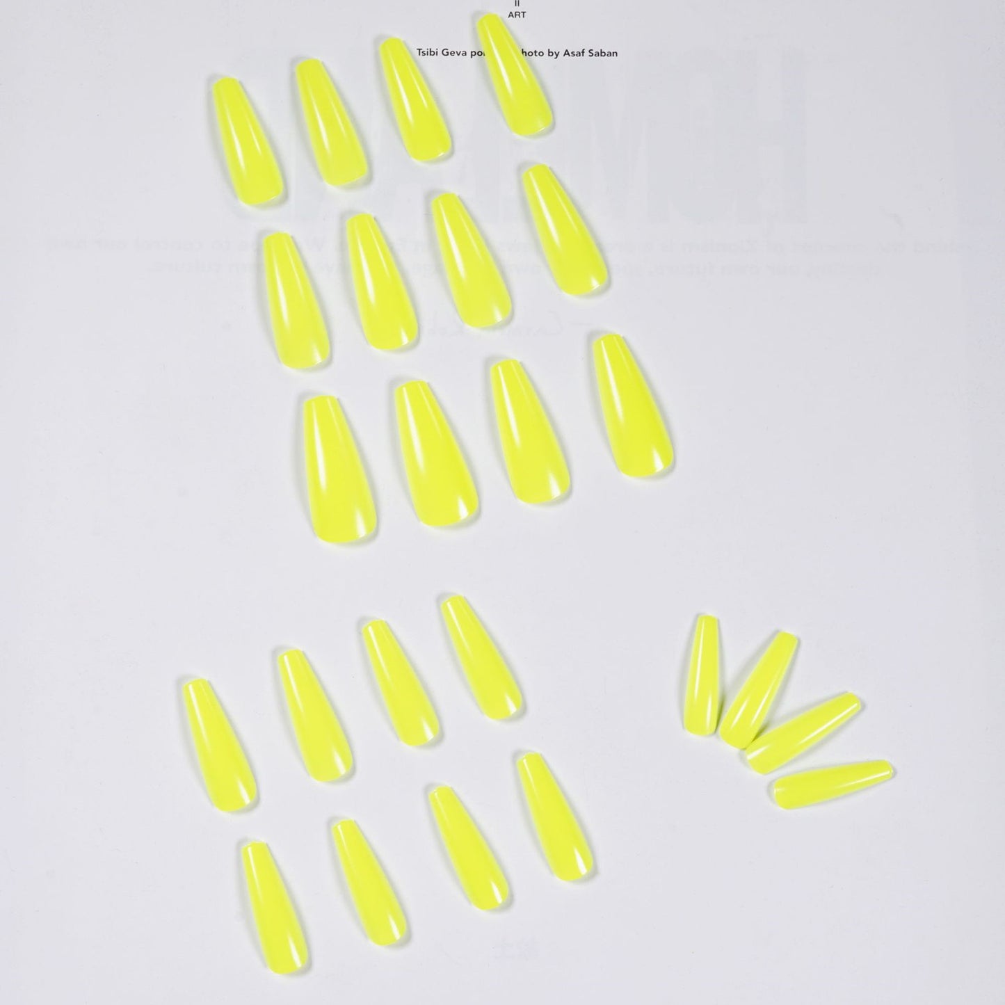 Women's Removable Nail Patch Set - 24 Colorful Stickers for Nail Art