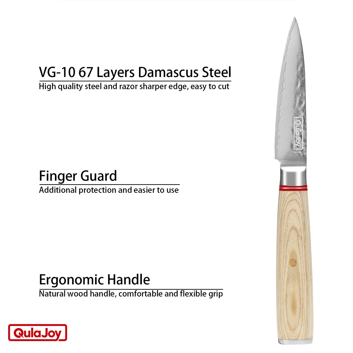 Professional 6.9 Inch Nakiri Knife - 67-Layers Damascus Steel