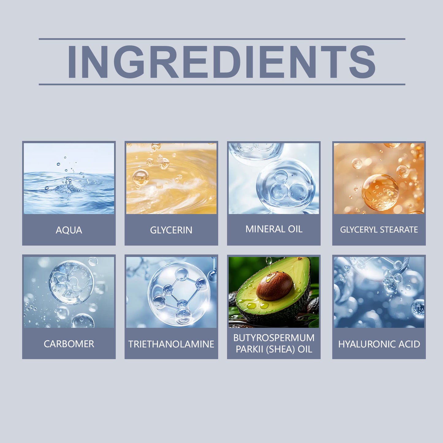 Moisturizing Scented Hand Cream with Avocado Oil & Hyaluronic Acid
