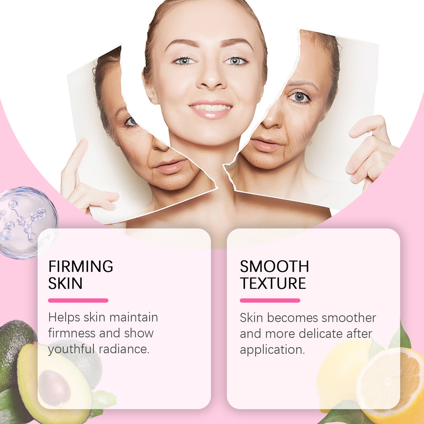 Moisturizing and Firming Cream with Avocado Oil and Glycerin - 100g