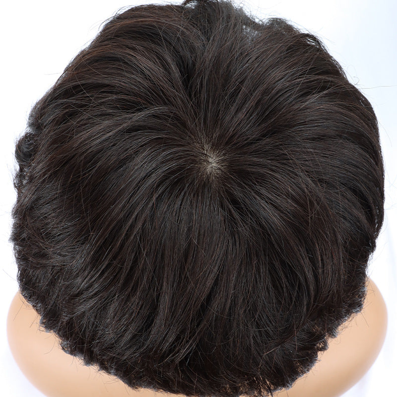 Women's Wig Sheath with Texture & Hot Dyeing - Natural Color, 15cm & 20cm Lengths