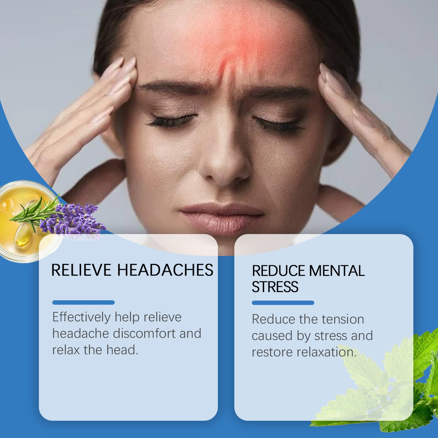 Herbal Body Relief Oil - Gentle Head & Body Discomfort Care 10ml