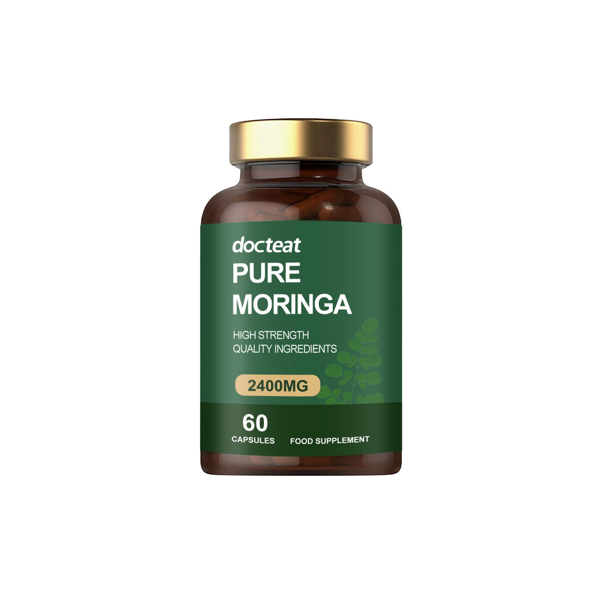 Moringa Leaf Extract Capsules - 60 Count