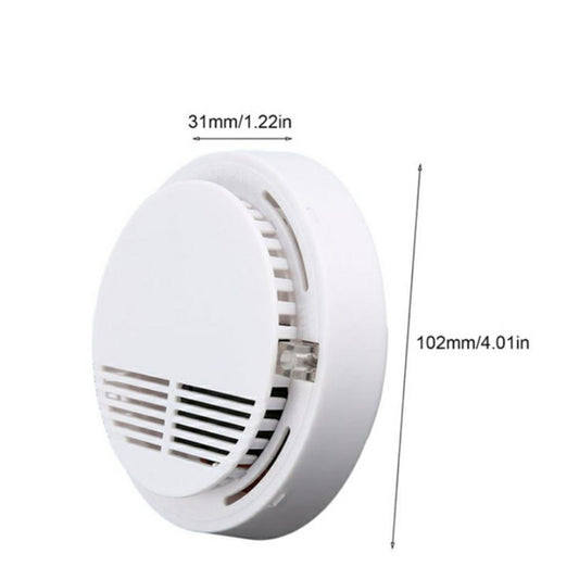 (2 Pack) Smoke Alarm Detector Home Fire Safety Sensor Alert Battery