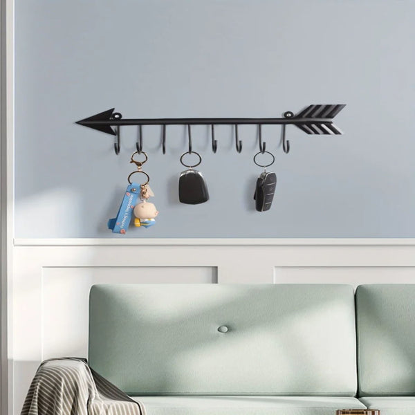 Modern Bow and Arrow Wall Hooks - Space Saving Coat Rack