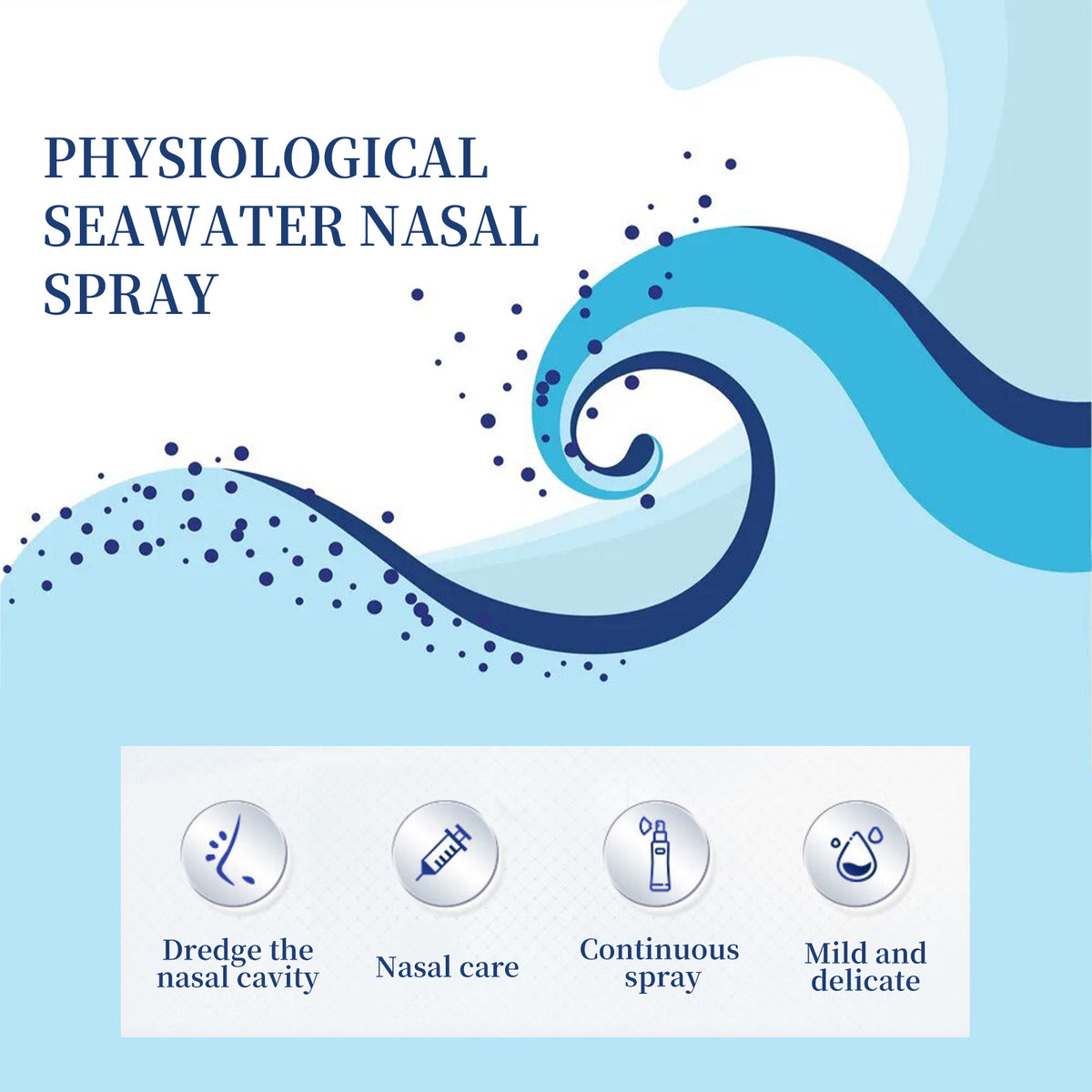 Saline Nasal Spray 30ml - Congestion Relief