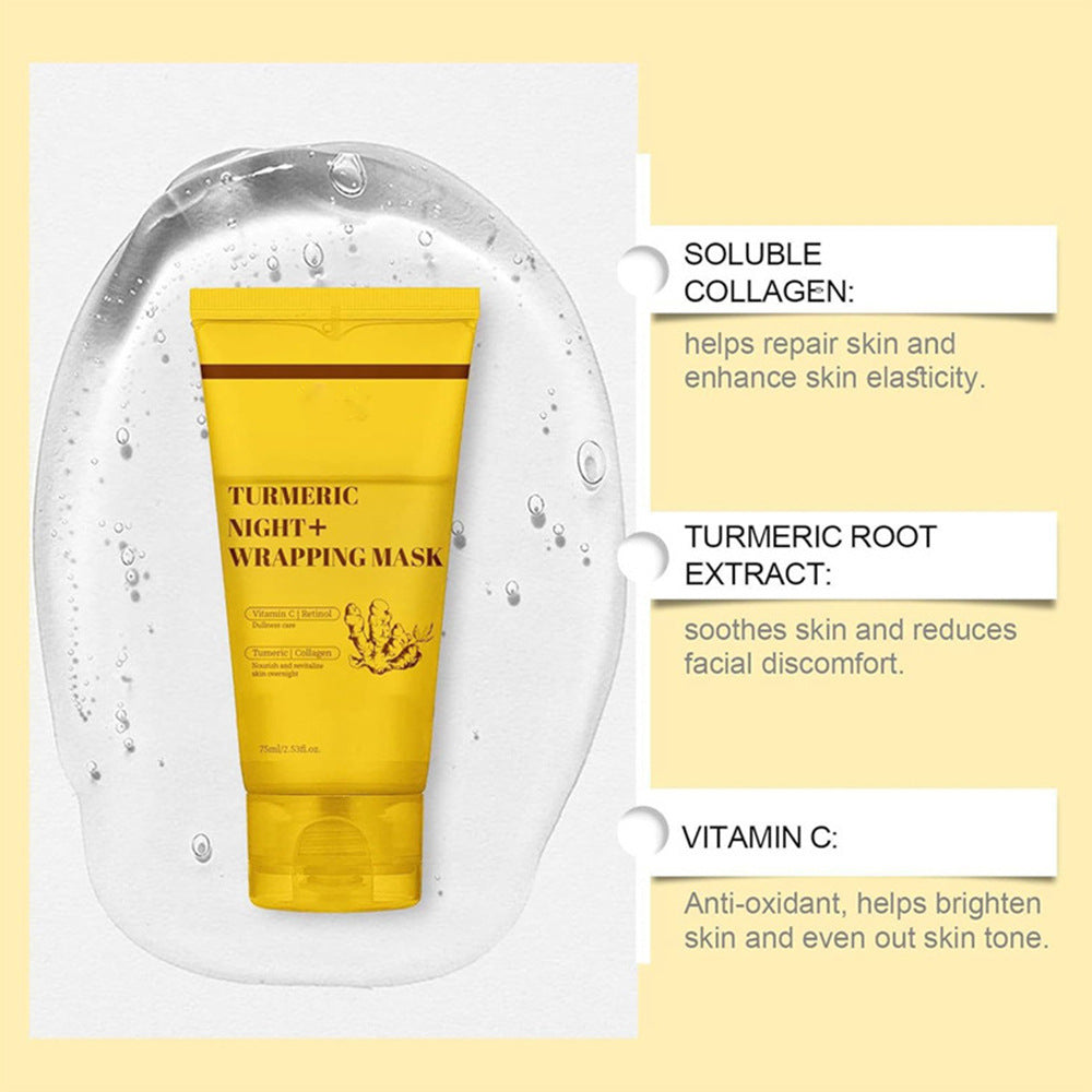 Overnight Peel Off Facial Mask 75ml - Wrapping Peel-Off Facial Mask for Skin Care