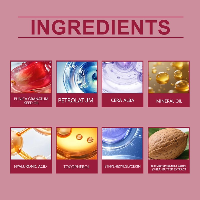 Pomegranate Lip Mask - Moisturizing Night Treatment