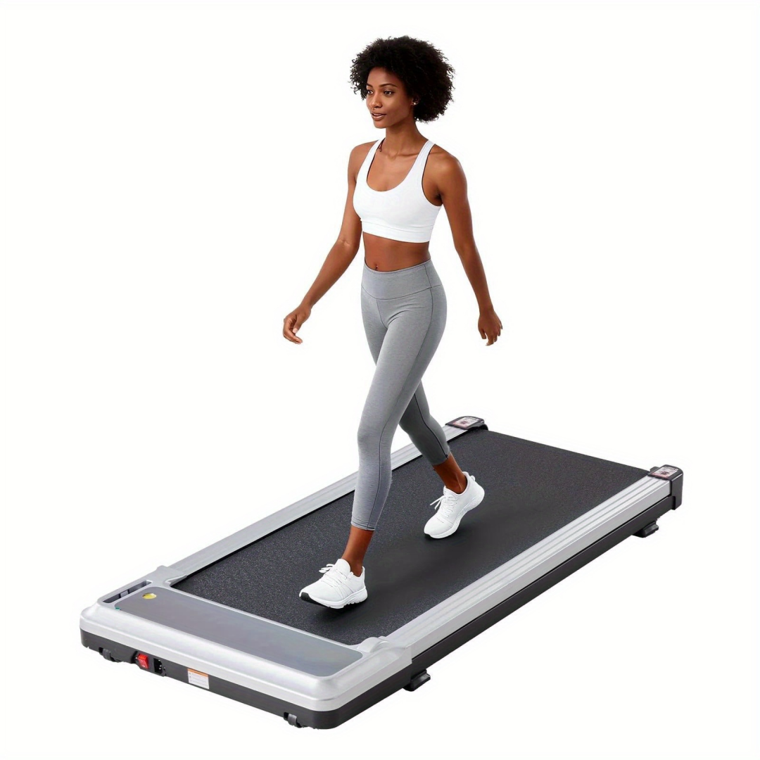 Compact Portable Walking Pad Treadmill - Adjustable Speed, Quiet