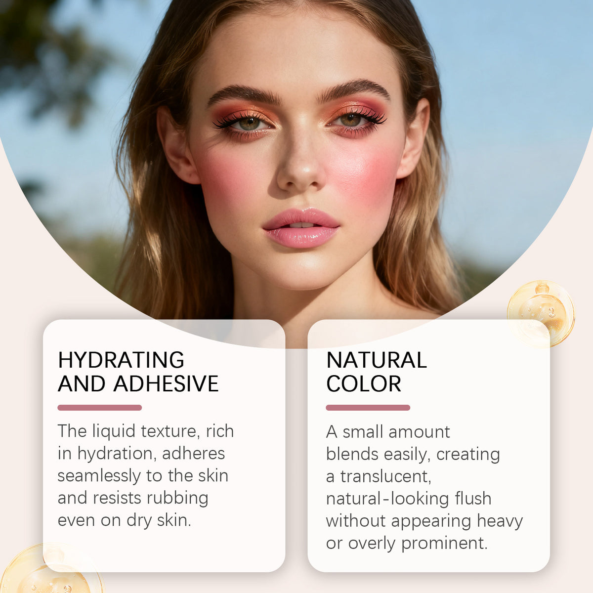 Matte Blush Lip Gloss 5g - Hydrating Lip Makeup for All