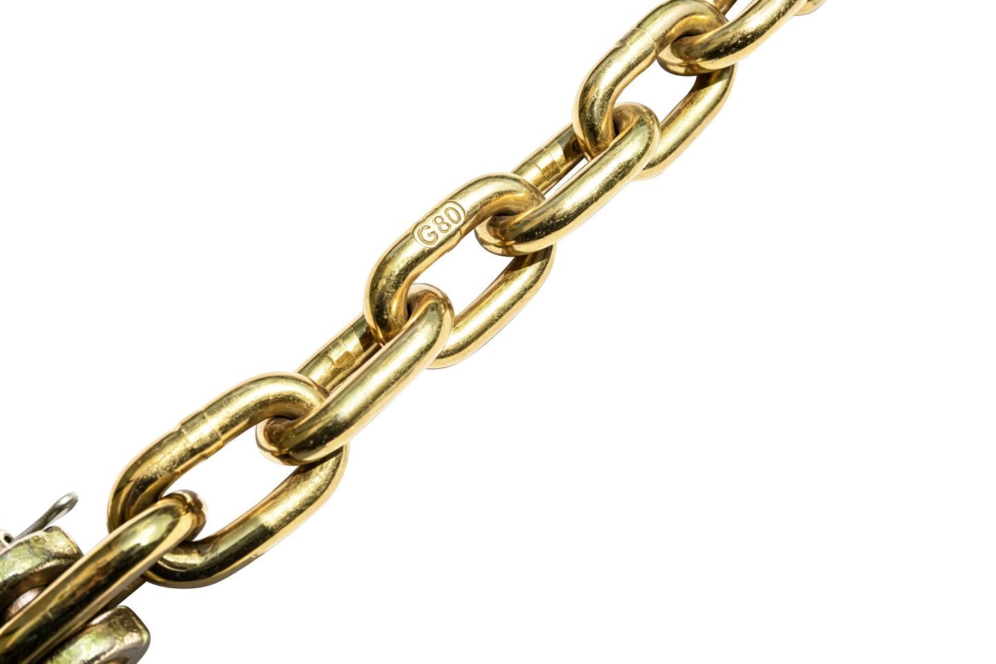 Heavy Duty Tow Chain Bridle with Hooks - 14FT Alloy Steel Recovery Chain - Red or Yellow