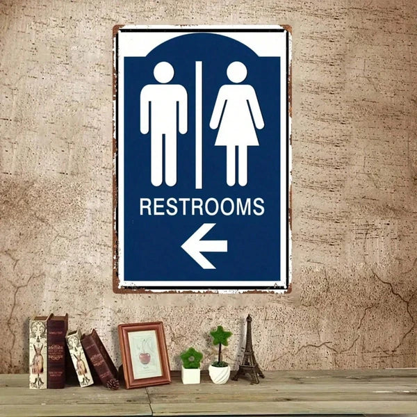Metal Tin Sign Wall Decoration - 20cm x 20cm