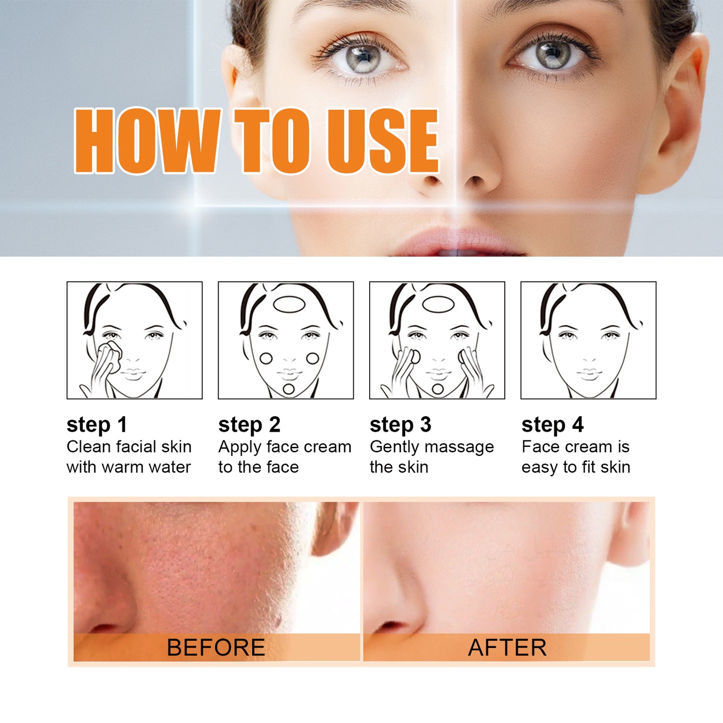 Moisturizing & Brightening Toning Cream with Collagen & Niacinamide