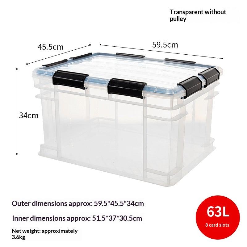 Airtight Waterproof Food Storage Container - Household Organization Bin