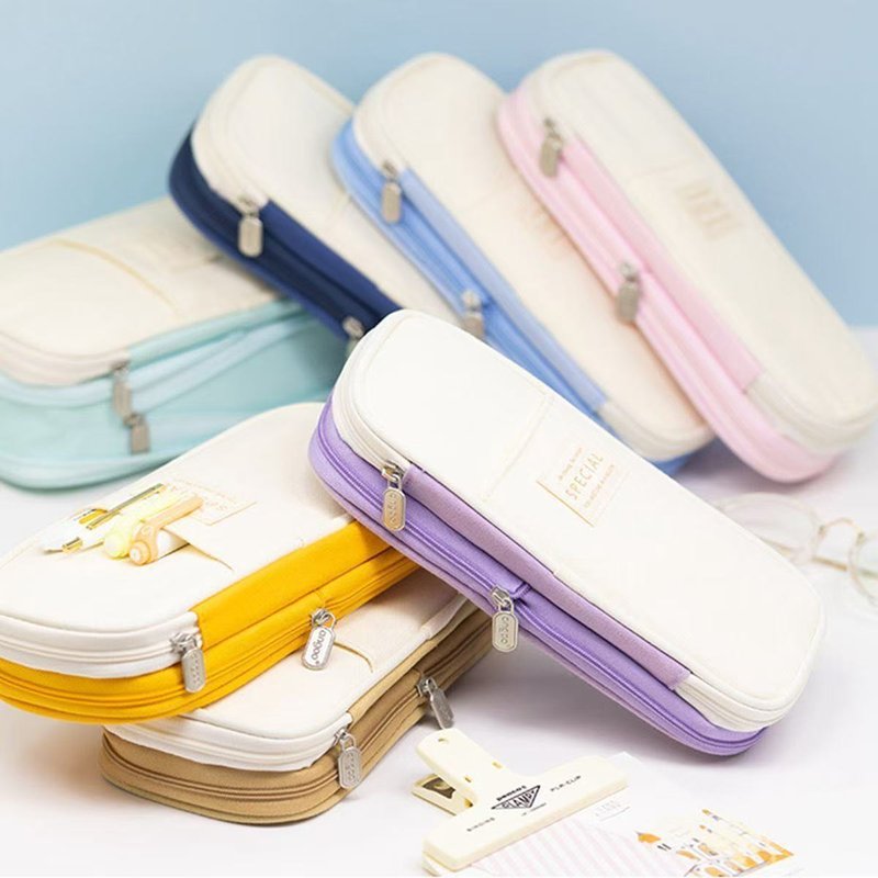 Large Capacity Pencil Case Organizer Stationery Storage Bag for Students