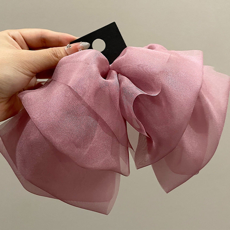 Women's Bow Hair Pin Clip - Korean Style
