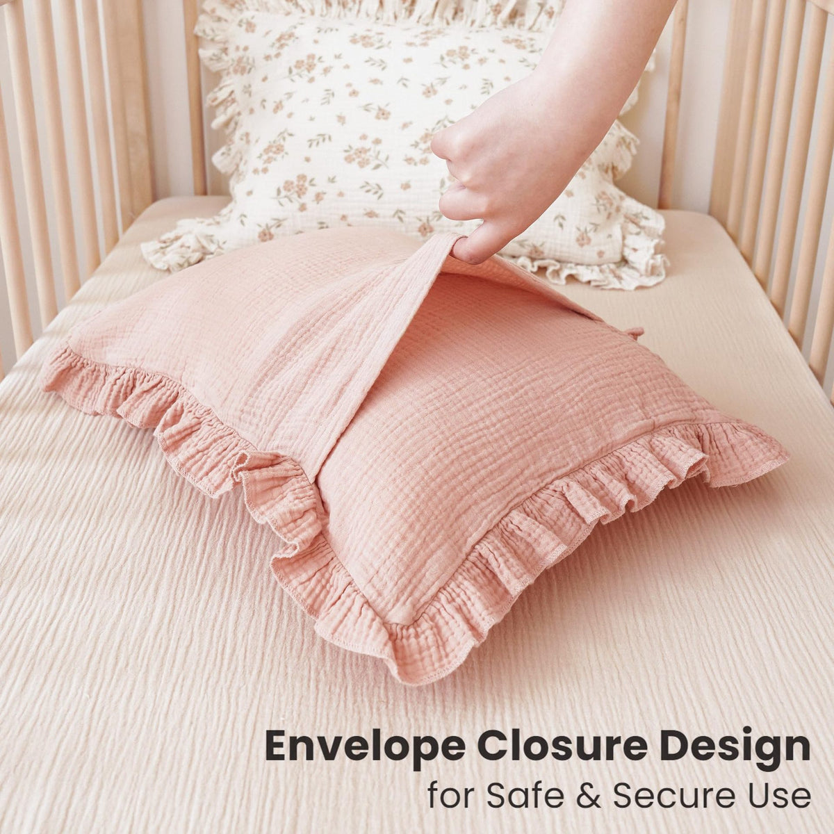 Breathable Cotton Gauze Pillowcase for Children - All Colors & Sizes