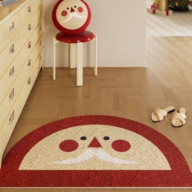 Christmas Door Mat - Mud Earth Removing Decorative Entrance Rug