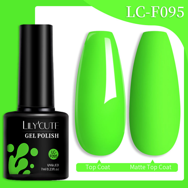 Colored Glitter Nail Glue Set for Nail Art - Waterproof & Non-Flushing