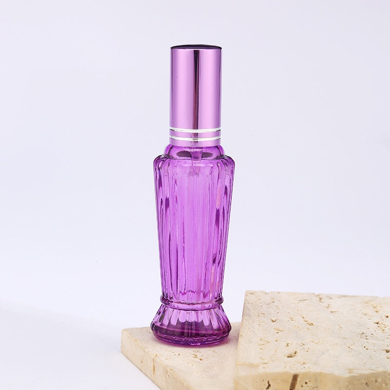 Decorative Glass Perfume Spray Bottles with Fire Extinguisher Design - 15ml Color Variants