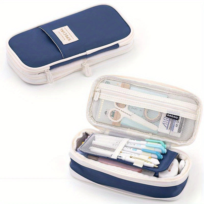 Large Capacity Pencil Case Organizer Stationery Storage Bag for Students