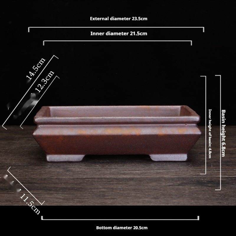 Purple Sand Flowerpot Tray for Yixing Pots - Garden & Home Storage