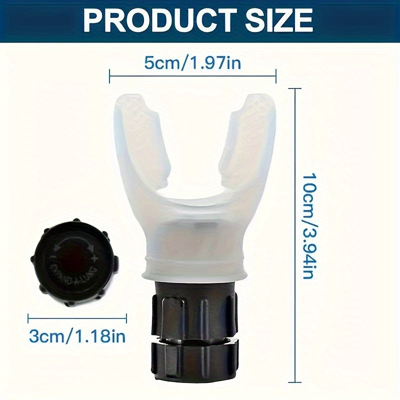 Breathing Exercise Device for Lung Capacity Training - Adjustable Resistance
