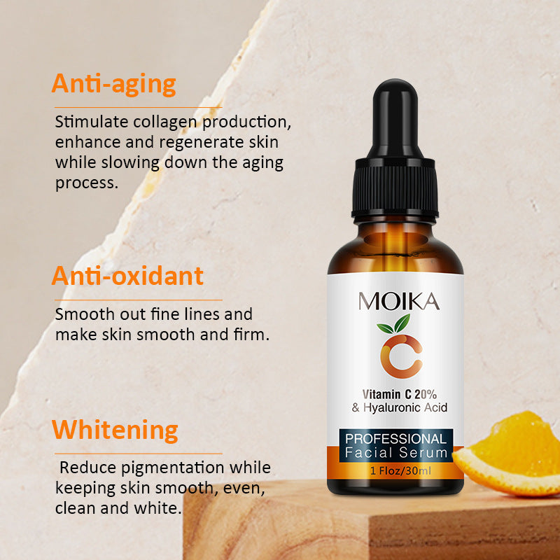 VC Anti-Wrinkle Serum 30ml - Plant Extract Facial Essence for All Skin Types